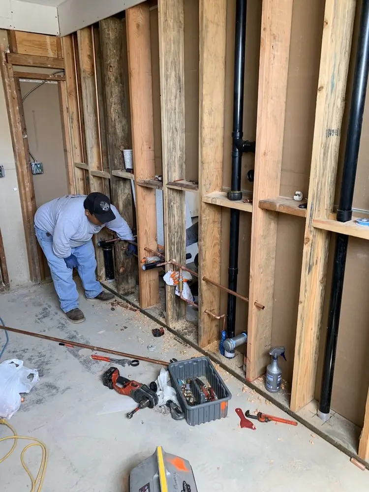 Commercial rough-in plumbing for Trenchless Sewer Repair in Grandville